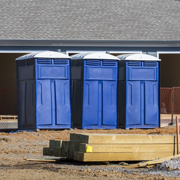 what is the maximum capacity for a single portable restroom in Norlina North Carolina
